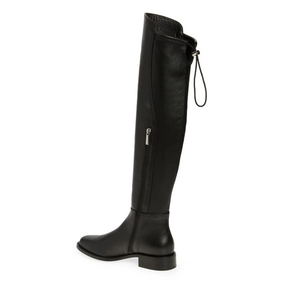 NEW Aquatalia Norina Waterproof Over the Knee Leather Boot in Black Sz. … - Picture 2 of 6
